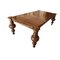 Dutch Mahogany Dining Table with Curved Legs 1