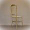 Italienischer Stuhl aus Messing, Modell Chiavari, 1950er 3