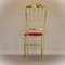 Italian Brass Chair Model Chiavari, 1950s 7