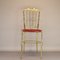 Italian Brass Chair Model Chiavari, 1950s, Image 1