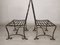 Garden Chairs in Wrought Iron, 1930s, Set of 4, Image 16