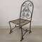 Garden Chairs in Wrought Iron, 1930s, Set of 4 7