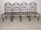 Garden Chairs in Wrought Iron, 1930s, Set of 4, Image 4