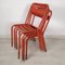 Iron Garden Chairs from Tolix, 1950s, Set of 4, Image 4