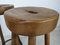 Brutalistic Bar Stools, 1970s, Set of 3, Image 6