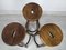 Brutalistic Bar Stools, 1970s, Set of 3, Image 7