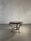 Tavolino da caffè in ferro battuto con pietra lavica nello stile di Jean & Robert Cloutier, Francia, anni '50, Immagine 1