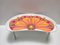 Modernist Floral Bean-Shaped Plastic Bed Tray, Italy, 1970s 7