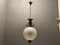Lampes à Suspension Vintage en Bronze et en Verre, 1950s, Set de 3 2