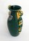 Small Mid-Century Amphora Form Vase in Green & Gold Earthenware by Poët Laval, France, 1950s 2