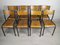 Vintage School Chairs, 1950s, Set of 8 4