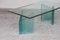 Vintage Italian Coffee Table in Glass 4