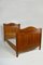 Art Nouveau Twin Beds in Carved Oak, France, 1910s, Set of 2 9