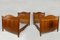 Art Nouveau Twin Beds in Carved Oak, France, 1910s, Set of 2, Image 1