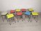 Vintage Formica Stools, 1960s, Set of 9 3