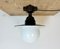 Lampada da soffitto vintage in bachelite con paralume smaltato, anni '60, Immagine 3