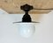 Vintage Bakelite Ceiling Light with Enamel Shade, 1960s 3