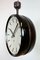 Grande Horloge d'Usine Industrielle Double Face en Bakélite de Pragotron, 1950s 6