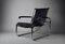 Early Edition B35 Black and Chrome Lounge Chair by Marcel Breuer for Thonet, 1970s 3