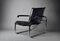 Early Edition B35 Black and Chrome Lounge Chair by Marcel Breuer for Thonet, 1970s, Image 3