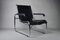Early Edition B35 Black and Chrome Lounge Chair by Marcel Breuer for Thonet, 1970s, Image 6
