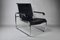 Early Edition B35 Black and Chrome Lounge Chair by Marcel Breuer for Thonet, 1970s, Image 10