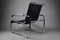 Early Edition B35 Black and Chrome Lounge Chair by Marcel Breuer for Thonet, 1970s, Image 5
