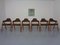 Compass Chairs in Teak by Kai Kristiansen for Sva Mobler, 1960s, Set of 6, Image 3