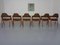 Compass Chairs in Teak by Kai Kristiansen for Sva Mobler, 1960s, Set of 6, Image 4