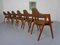 Compass Chairs in Teak by Kai Kristiansen for Sva Mobler, 1960s, Set of 6, Image 8