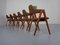 Compass Chairs in Teak by Kai Kristiansen for Sva Mobler, 1960s, Set of 6 7