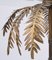 Mesa de palmera de bronce de Maison Jansen, años 70, Imagen 5