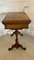 Antique Victorian Side Table in Burr Walnut, 1860, Image 3