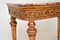 Antique French Giltwood Console Table with Marble Top, 1900 10