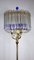 Gold-Plated Brass Glass Murano Glass Floor Lamp from Venini, 1990s 3