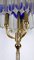 Gold-Plated Brass Glass Murano Glass Floor Lamp from Venini, 1990s 12