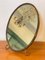 Espejo de mesa de latón, años 50, Imagen 1