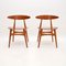 Danish CH33 Chairs by Hans Wegner for Carl Hansen & Son, 1960, Set of 2 2