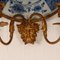 18th Century Chinoiserie Wall Sconces from Royal Delft, Set of 2 7