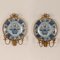 18th Century Chinoiserie Wall Sconces from Royal Delft, Set of 2 1