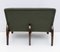 Art Deco Italian Green Boucle Armchairs and Small Sofa, 1930s, Set of 3 6