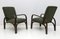 Art Deco Italian Green Boucle Armchairs and Small Sofa, 1930s, Set of 3, Image 8