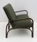Art Deco Italian Green Boucle Armchairs and Small Sofa, 1930s, Set of 3, Image 15