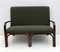 Art Deco Italian Green Boucle Armchairs and Small Sofa, 1930s, Set of 3, Image 2