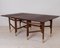 Mid-Century Dining Table in Teak Wood, Brass Elements, Norway, 1950s, Image 4