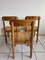 Mid-Centency Kiefernholz Chairs attributed to Rainer Daumiller 70s, Set of 3 1