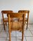 Mid-Centency Kiefernholz Chairs attributed to Rainer Daumiller 70s, Set of 3 8