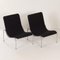 Armchairs in Black Ploeg Fabric by Kho Liang Ie for Stabin-Bennis, 1970s, Image 4