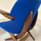 Fauteuils Pélican Bleus par Louis Van Teeffelen pour Webe, 1960s, Set de 2 10