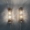 Murano Eisglas Wandlampen von Kaiser Leuchten, 1970er, 2er Set 2